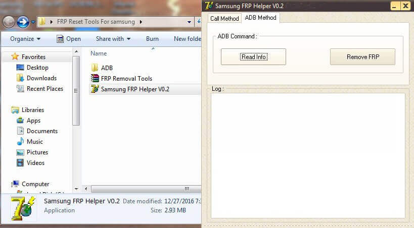 samsung frp helper V-0.2 frp жою құралы