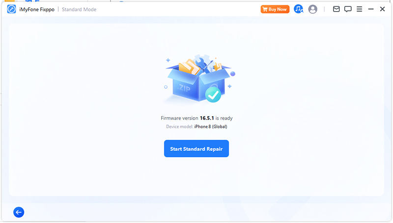 Fixppo Стандартты түзетуді іске қосыңыз