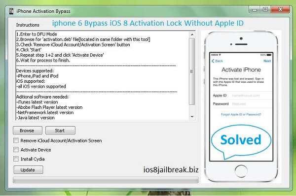 Bypass iCloud Activation Tool