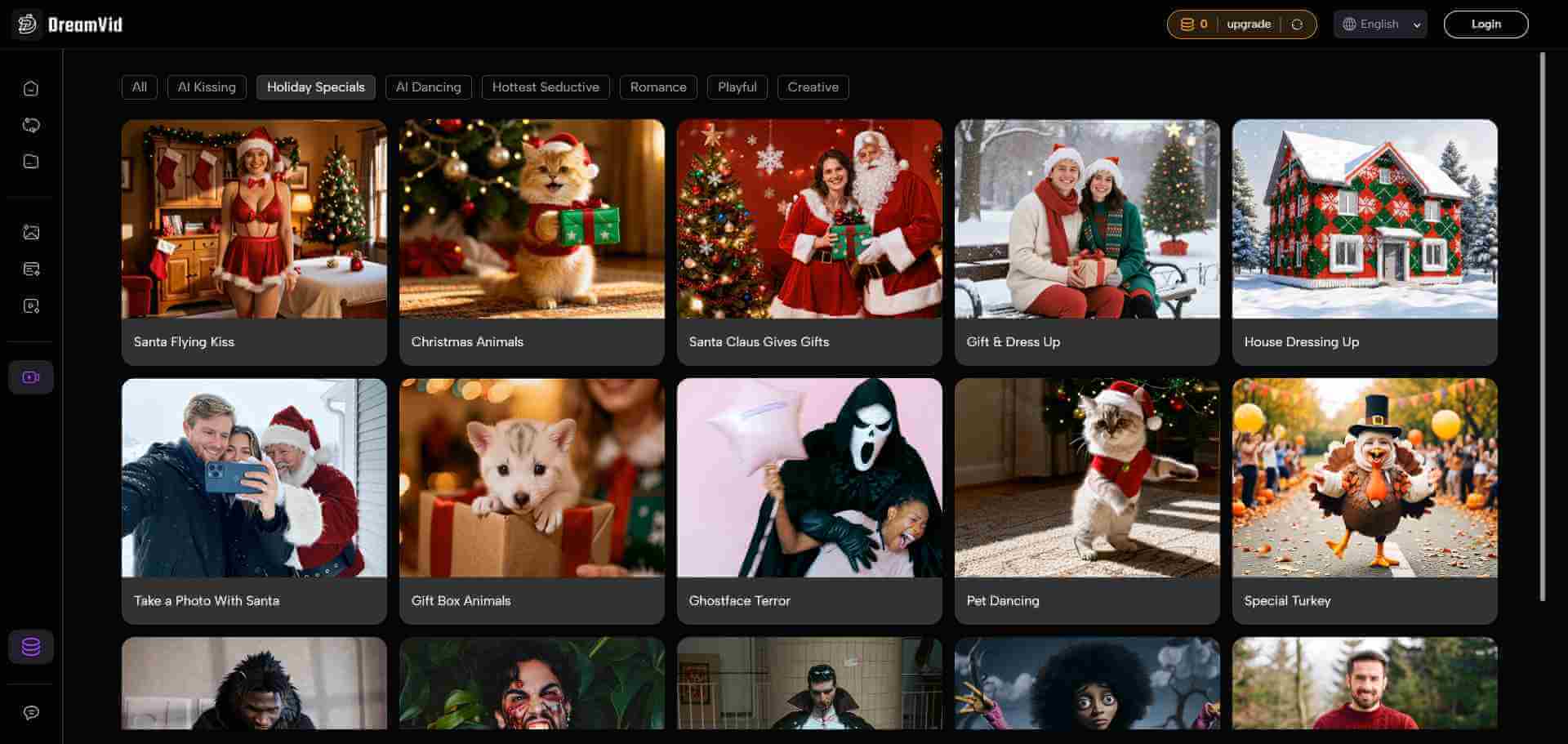 AI 크리스마스 영상