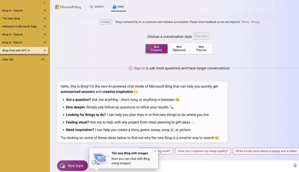 Bing AI