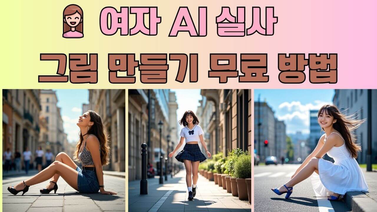 무료 여자 AI 실사 그림 생성