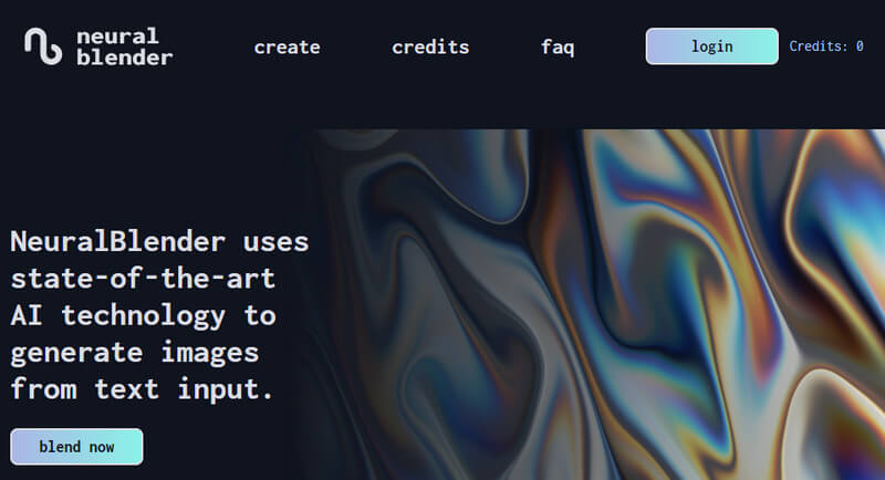 NeuralBlender 홈페이지