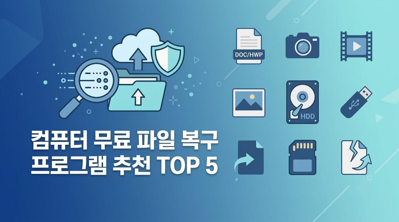 윈도우 파일 복구 프로그램