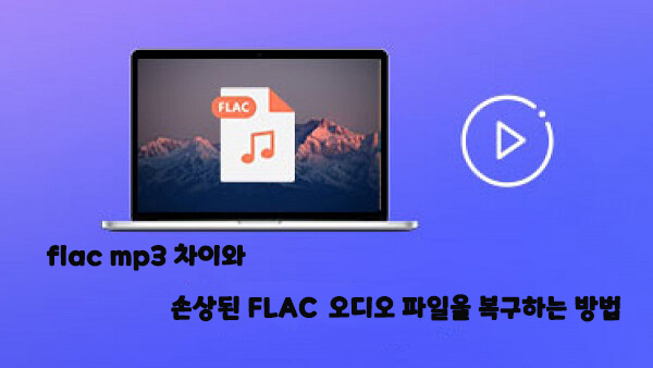 flac mp3 차이와 손상된 FLAC 오디오 파일을 복구하는 방법