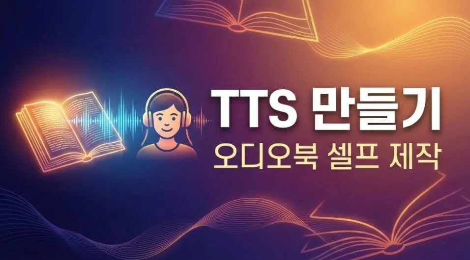 오디오북 TTS 제작