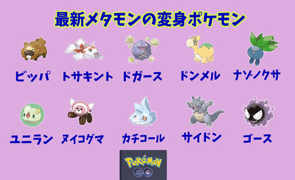 メタモン変身ポケモン