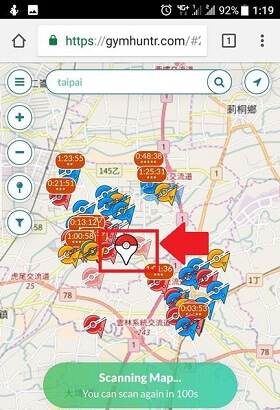 GymHuntr-道館寶可夢出沒地圖