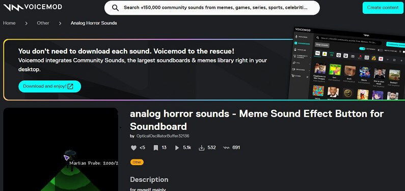 voicemod analoginis siaubo tekstas į kalbą