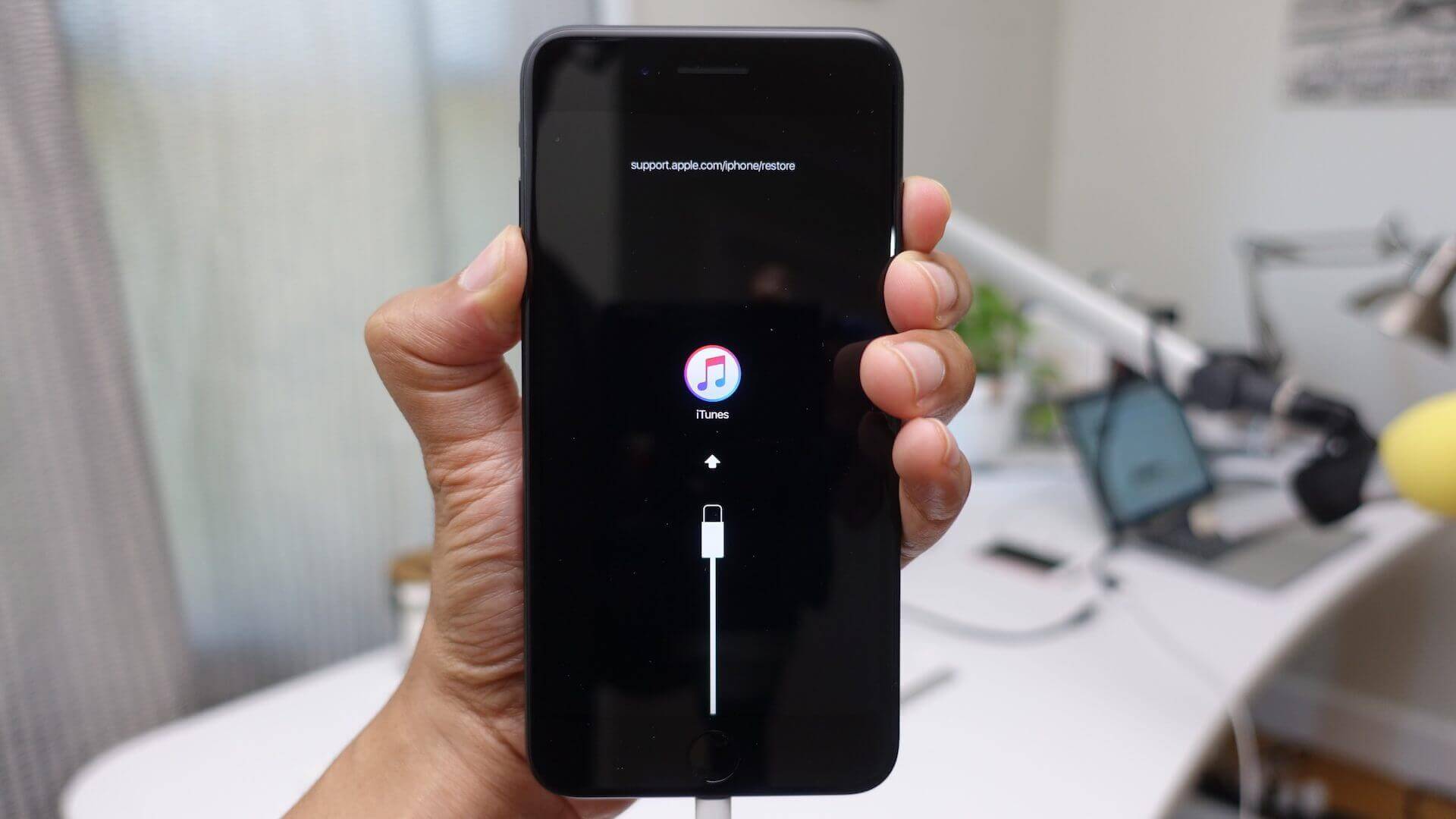 kaip išjungti užrakto ekraną iphone per atkūrimo režimą