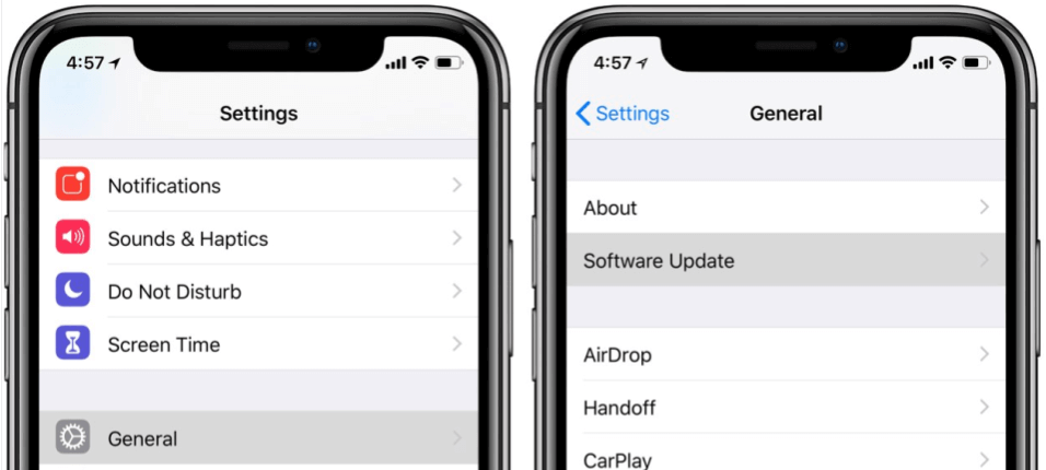 kaip išspręsti neteisingą Apple ID programų parduotuvėje per iOS sistemos atnaujinimą