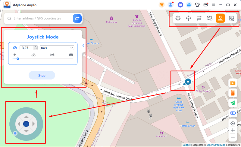 cara mengubah lokasi di google map dengan pc 9
