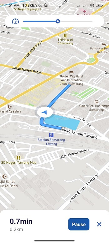 cara mengubah titik lokasi di google maps lewat hp 4