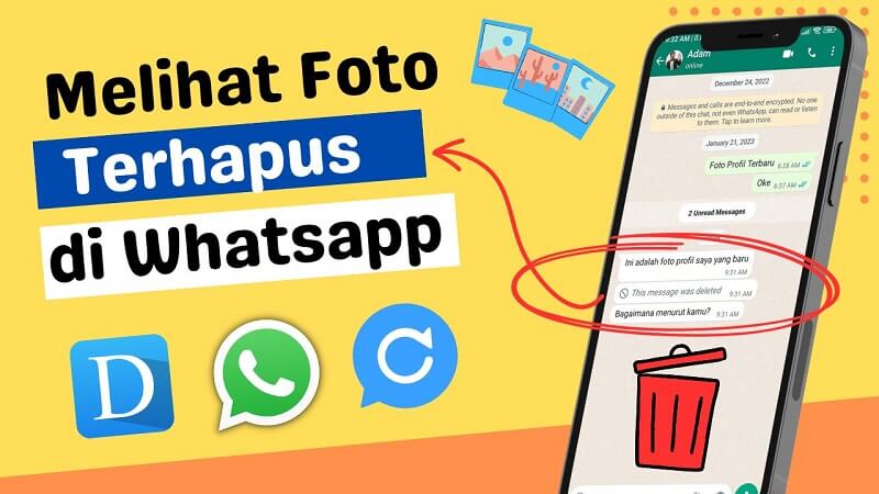 Cara Melihat Foto WhatsApp yang Dipadamkan pada iPhone
