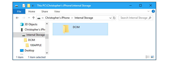 Folder iPhone DCIM