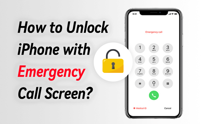 [ 2024 ] Cara Membuka Kunci iPhone dengan Skrin Panggilan Kecemasan