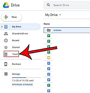 Pulihkan dokumen yang dipadamkan WhatsApp daripada Google Drive Trash