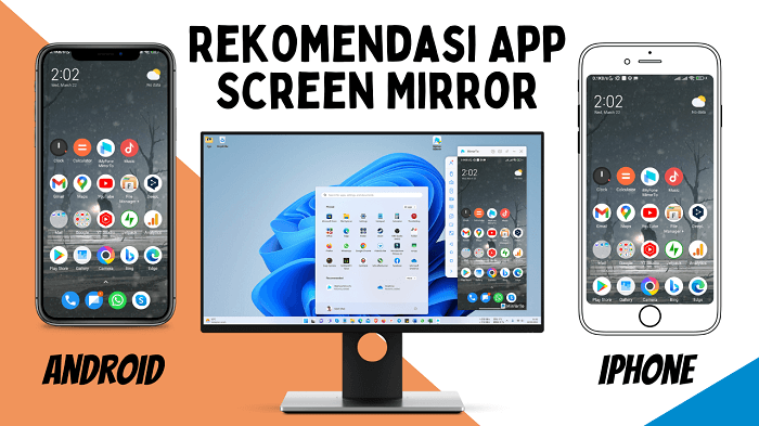 Pengesyoran untuk apl cermin skrin terbaik untuk Androiddan ios