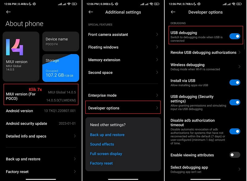 tutorial screen mirror android dengan mirrorto -imyfone 1