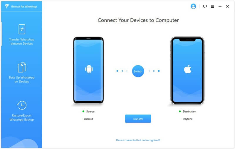 Sambungkan kedua-dua peranti iPhone dan Android ke komputer