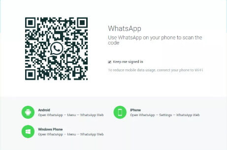 start whatsapp-webaccount