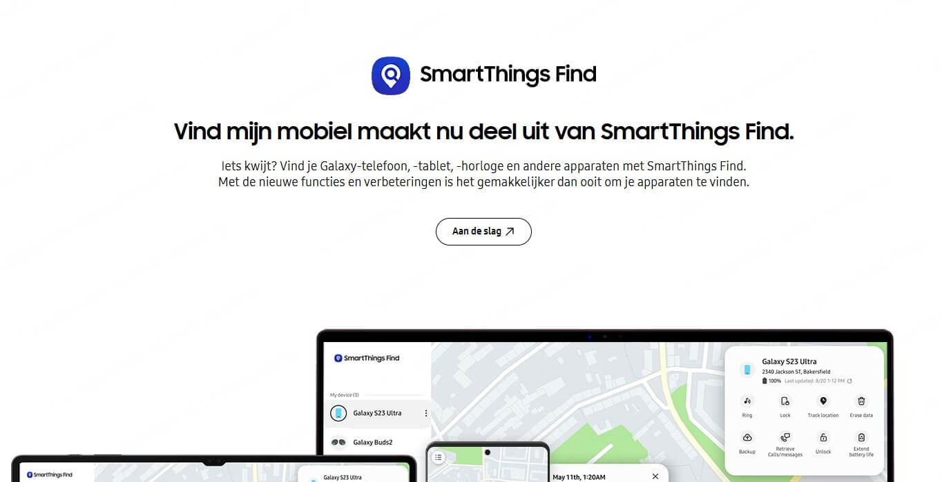 Samsung Find My Mobile gebruiken bij vergeten ontgrendelpatroon