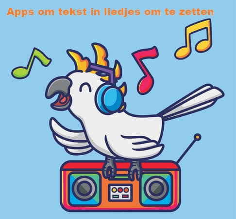 apps om tekst in liedjes om te zetten