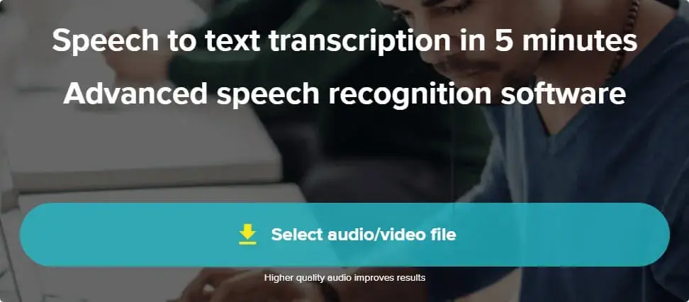 audio transcriptie naar tekst online met Temi