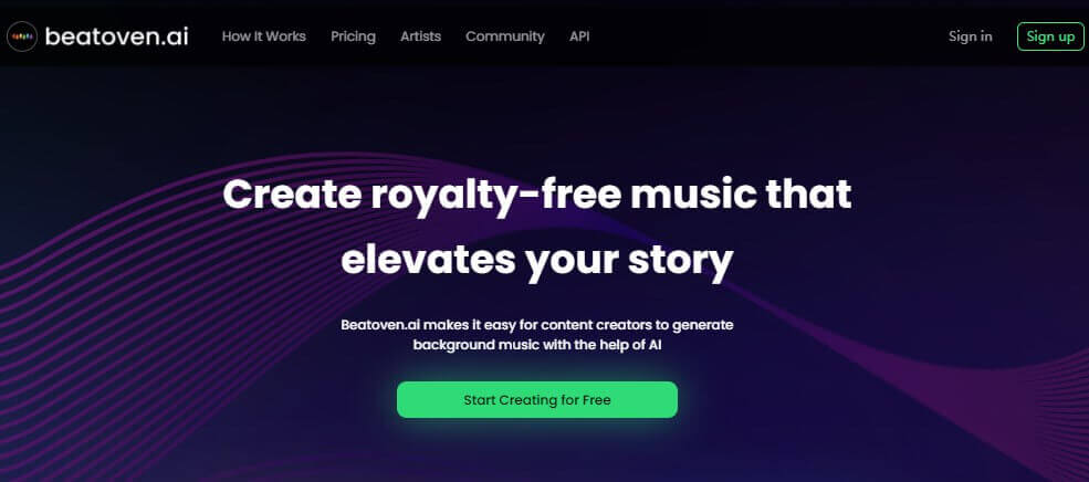 Beatoven.ai-alternatieven voor Suno AI Music