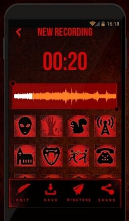 Scary Voice Changer enge stemmodifier voor Android
