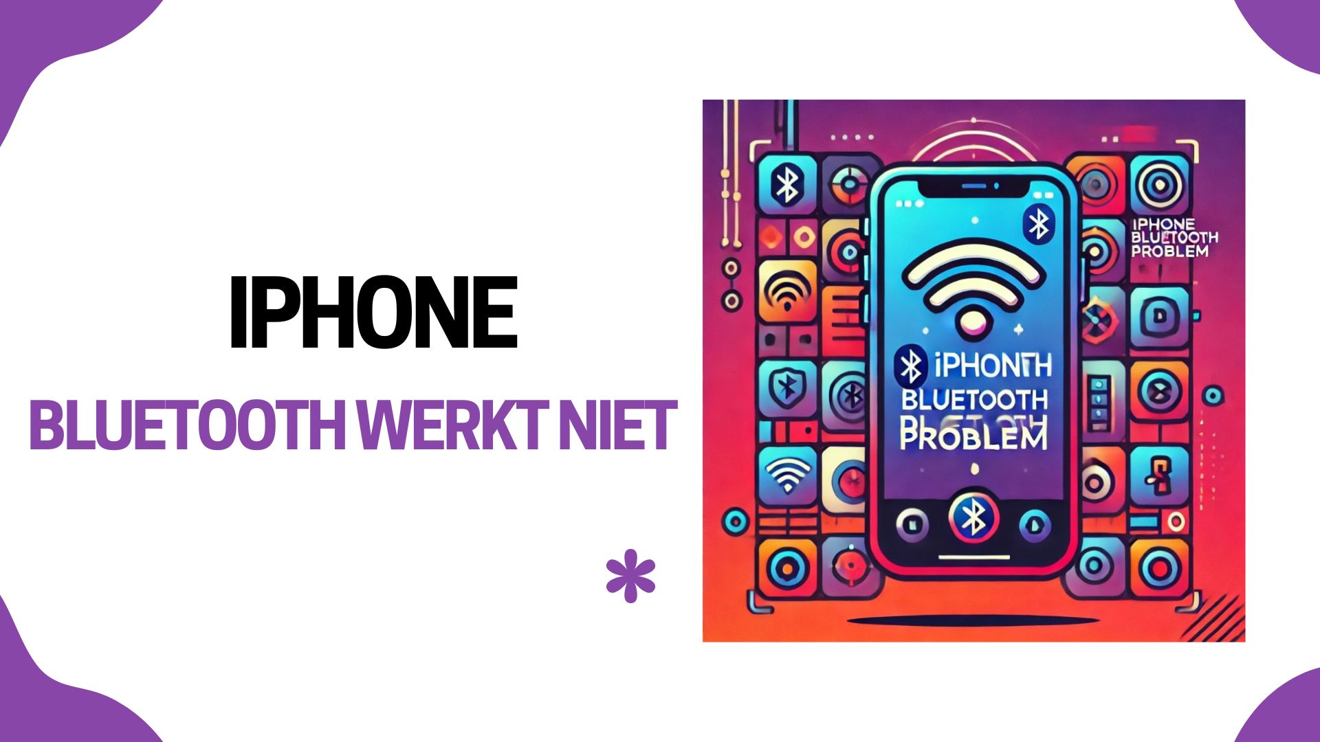 Bluetooth werkt niet iPhone