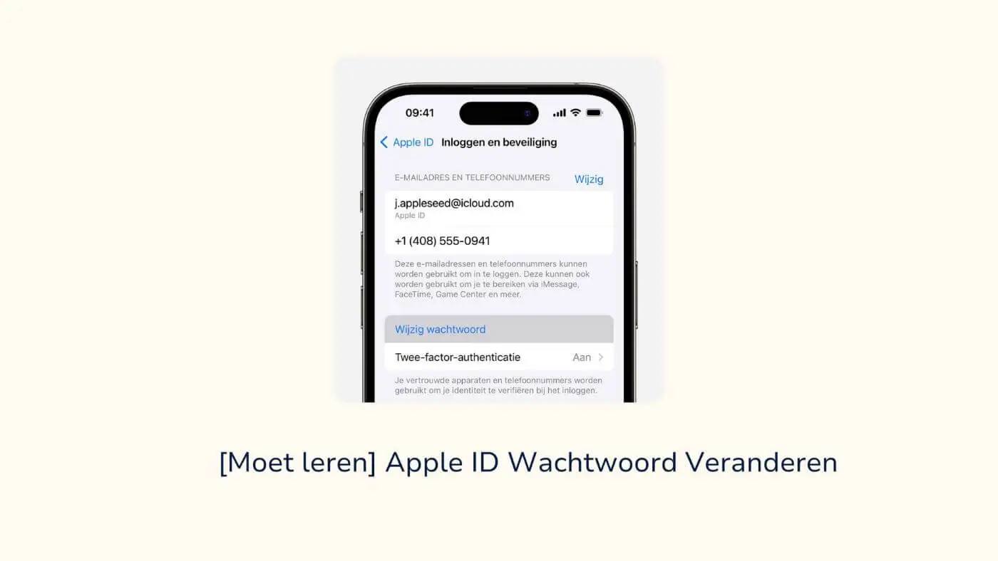 [Moet leren] Apple ID Wachtwoord Veranderen