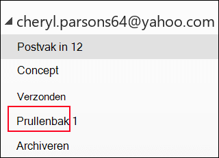 ongewenste mail Outlook terughalen