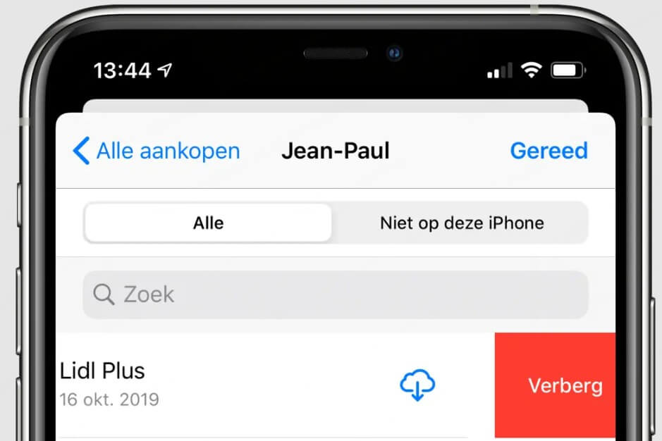 Hoe apps verbergen op iPhone