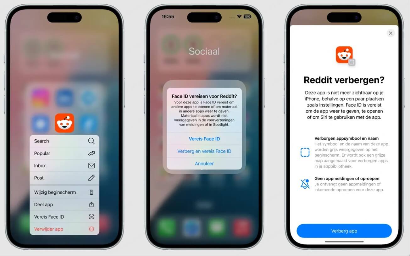 Apps verbergen op iPhone in iOS 18