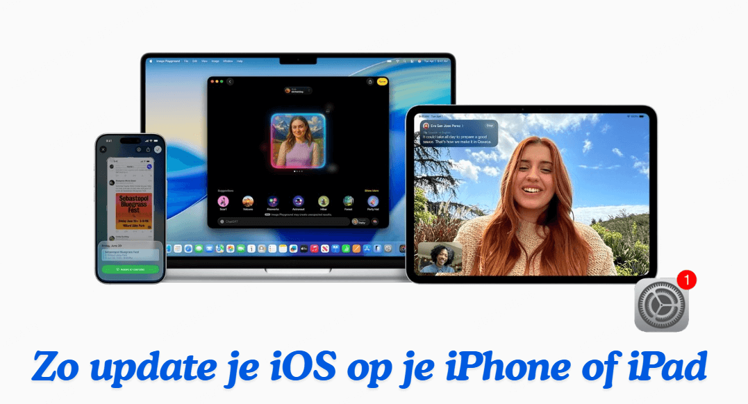uppdatera iPhone eller iPad