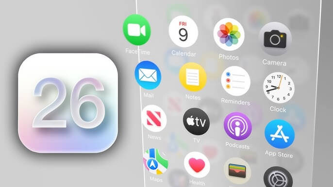 Transparante gebruikersinterface-elementen van iOS 26