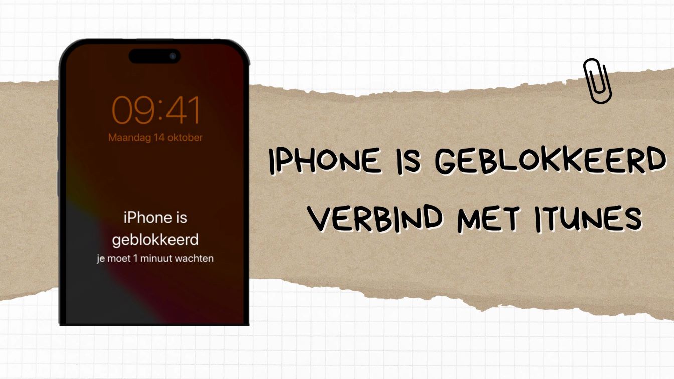 iPhone is geblokkeerd verbind met iTunes