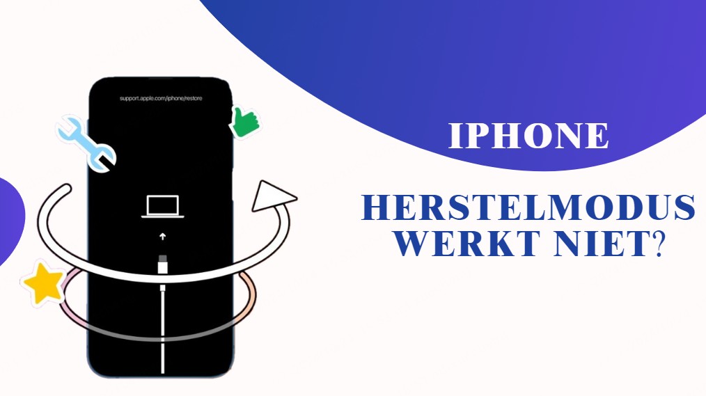 iPhone-herstelmodus werkt niet? - 4 oplossingen!