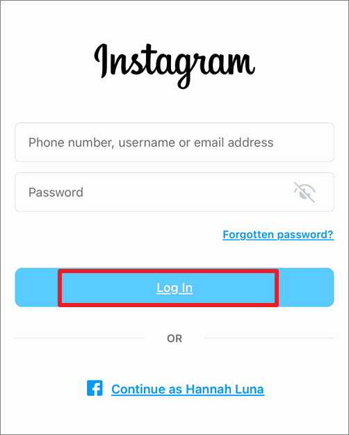 herstel een Instagram-account zonder e-mail of telefoon