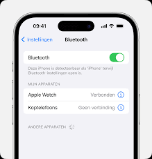 Schakel Bluetooth in op de iPhone