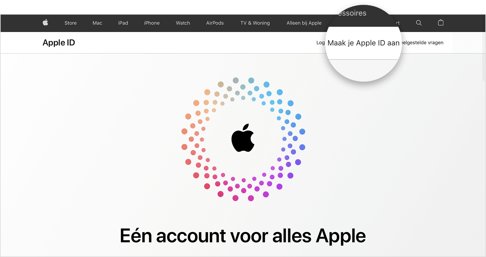 Maak een Apple ID