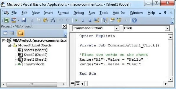 Het Excel-wachtwoord verwijderen met behulp van VBA-code