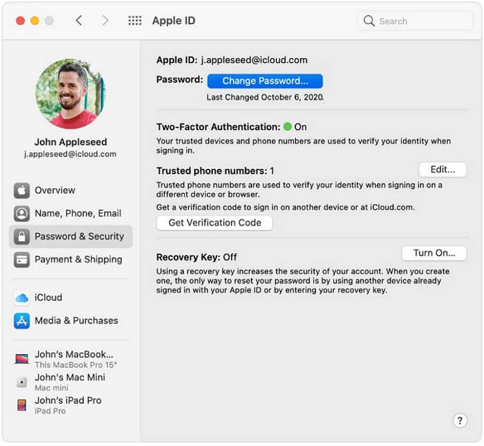 Reset iCloud-wachtwoord op Mac