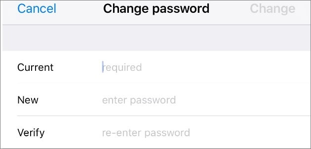 reset iCloud-wachtwoord op iForgot