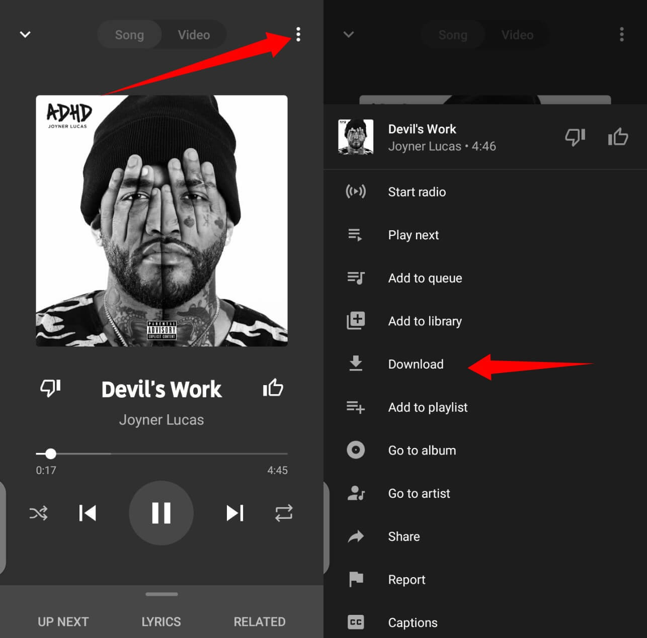 YouTube Music Premium muziek downloaden