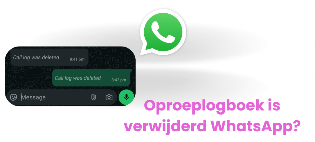 oproeplogboek is verwijderd WhatsApp