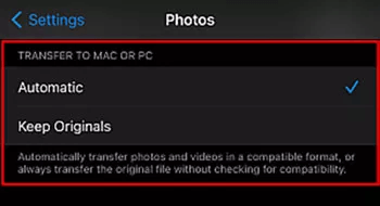 
iPhone-foto's automatisch overbrengen naar Mac