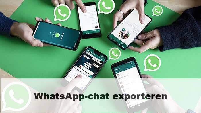 WhatsApp-chat exporteren