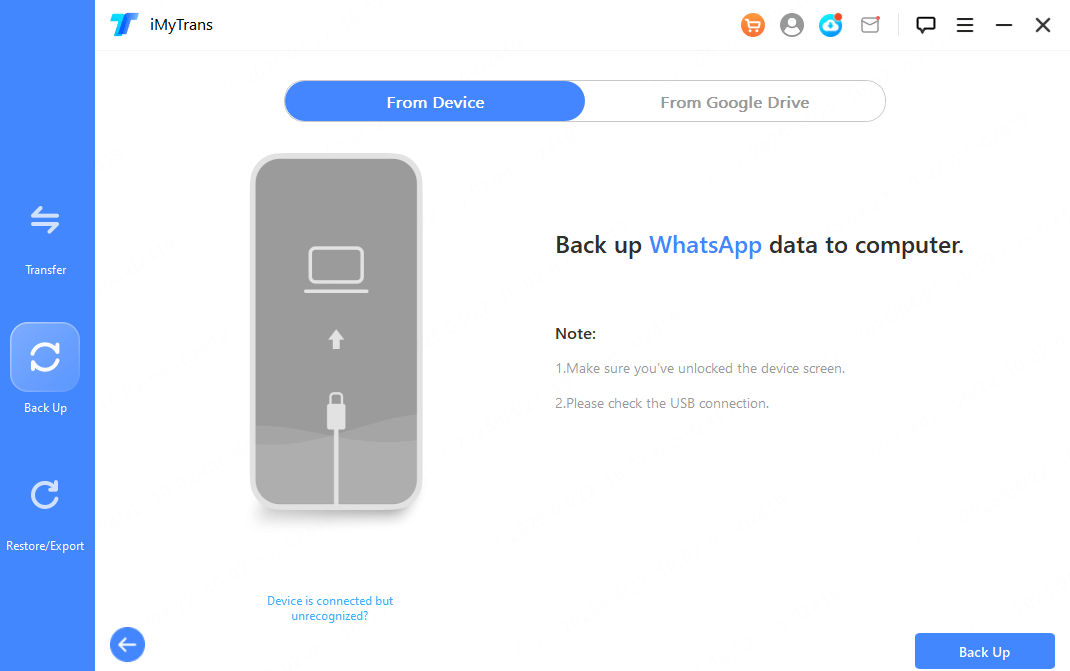Back-up WhatsApp